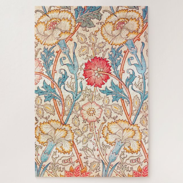Carnation, William Morris Jigsaw Puzzle (Vertical)