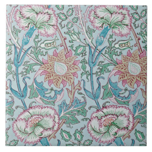 Carnation, William Morris Tile
