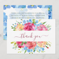 Carnations & Forget Me Nots Wedding