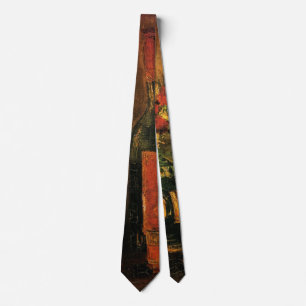 Carnations, Roses and a Bottle by Vincent van Gogh Tie