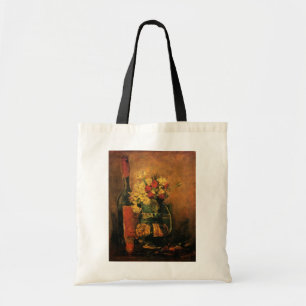Carnations, Roses and a Bottle by Vincent van Gogh Tote Bag