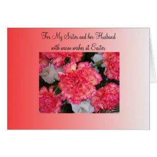 Carnations Sister And Husband Easter
