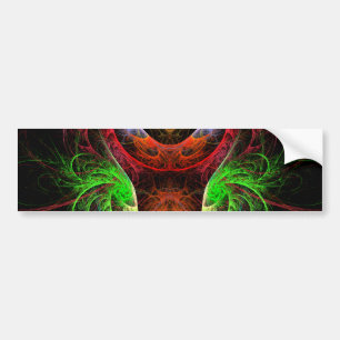 Carnaval Abstract Art Bumper Sticker