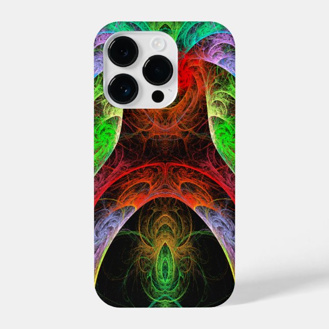 Carnaval Abstract Art iPhone Case (Back)