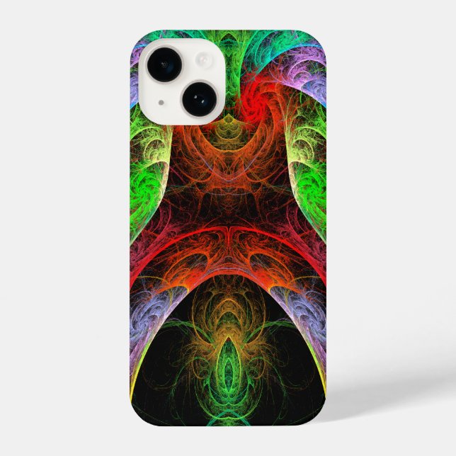 Carnaval Abstract Art iPhone Case (Back)