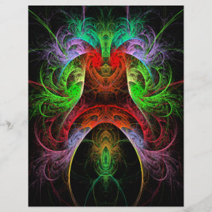 Carnaval Abstract Art Letterhead