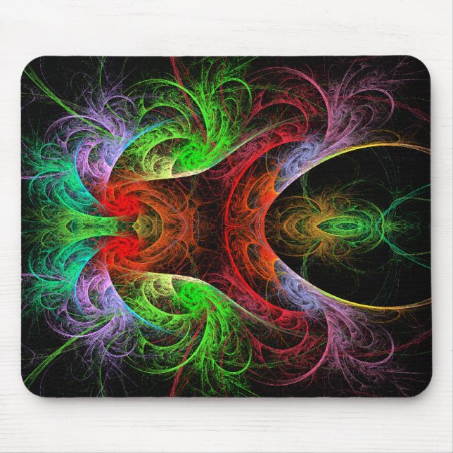 Carnaval Abstract Art Mousepad (Front)