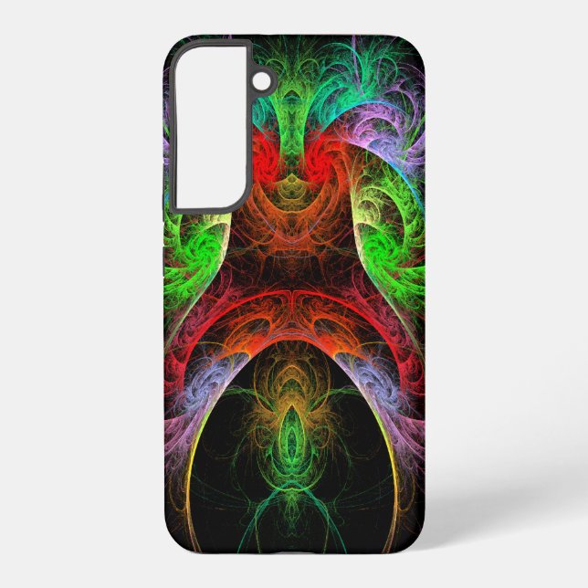 Carnaval Abstract Art Samsung Galaxy S22+ Case (Back)