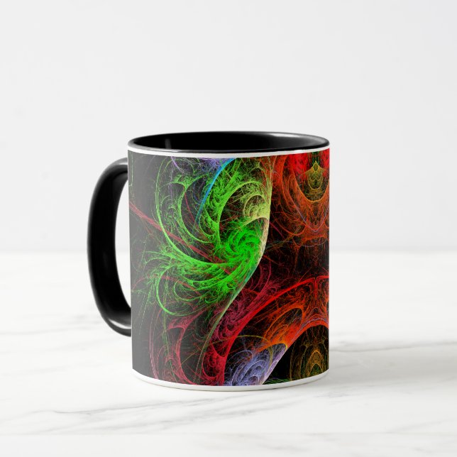 Carnaval Abstract Coffee Mug (Front Left)