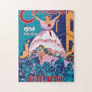Carnaval de 1936, Feb. 22-25, Panama Jigsaw Puzzle