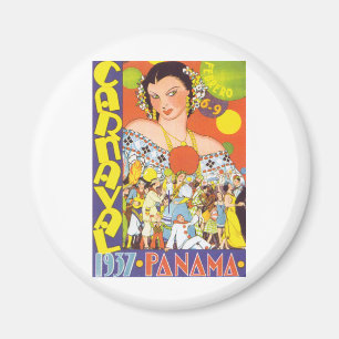 Carnaval in Panama Magnet
