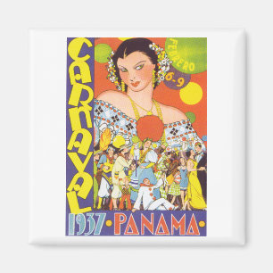 Carnaval in Panama Magnet