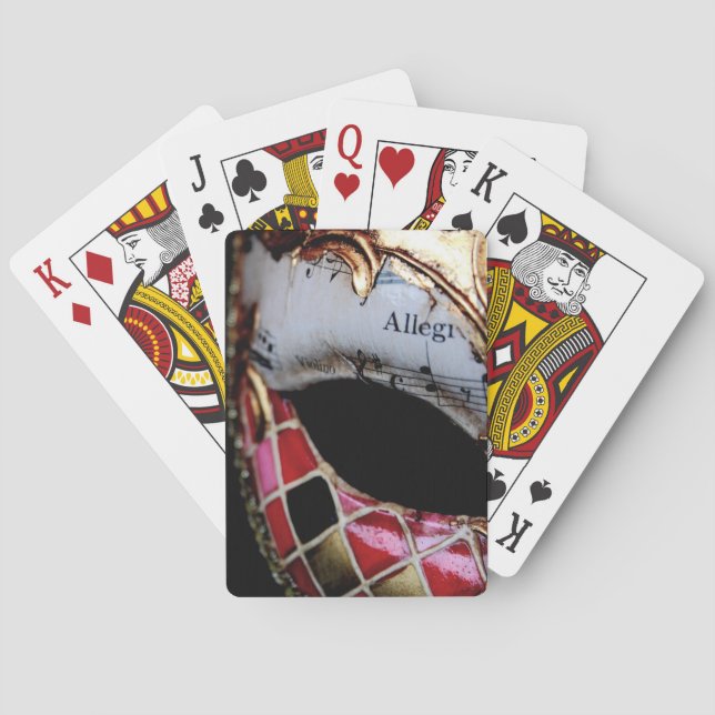 Carnaval - Italy - Mask Playing Cards (Back)