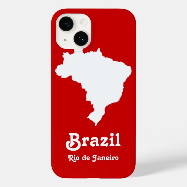 Carnaval Red Festive Brazil at Emporio Moffa Case-Mate iPhone Case (Back)