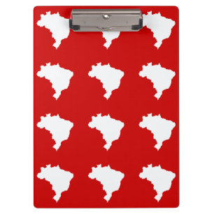 Carnaval Red Festive Brazil at Emporio Moffa Clipboard