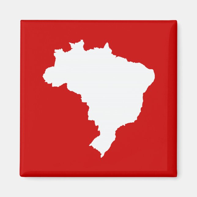 Carnaval Red Festive Brazil at Emporio Moffa Magnet (Front)