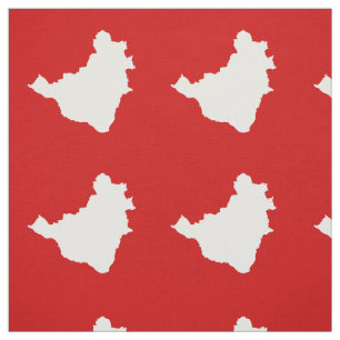 Carnaval Red Festive Brazil Fabric
