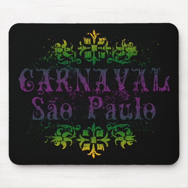Carnaval Sao Paulo Mouse Mat (Front)
