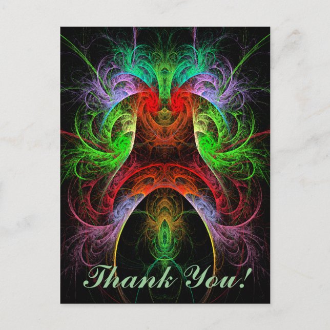 Carnaval Thank You Postcard (Front)
