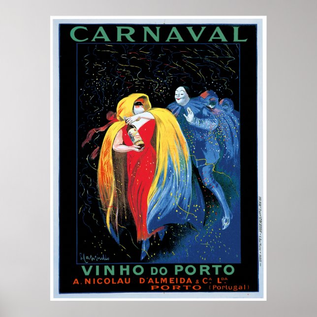 "Carnaval" Vinho do Porto Poster (Front)