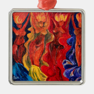 Carnavalesque 2010 metal tree decoration
