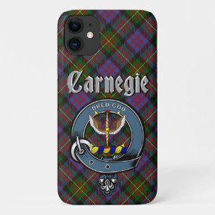 Carnegie Clan Badge & Tartan Phone Case