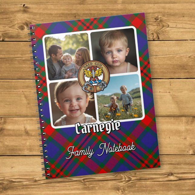 Carnegie Family Photo Collage Notebook (Creator Uploaded)