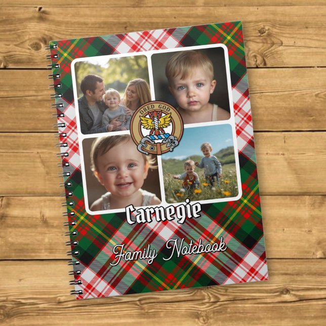 Carnegie Family Photo Collage Notebook (Creator Uploaded)