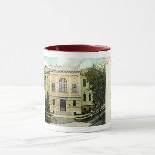 Carnegie Library, Yonkers, NY 1906 Vintage Mug