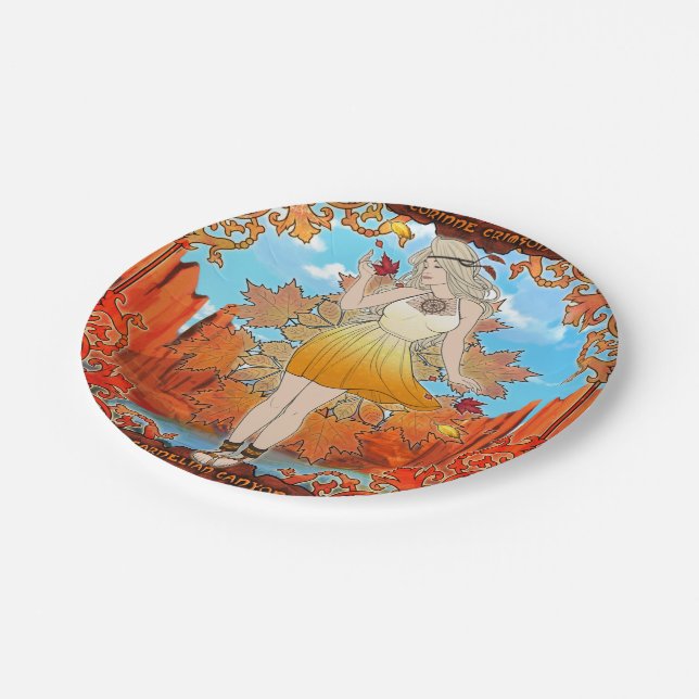 CARNELIAN CANYON PAPER PLATE (Angled)