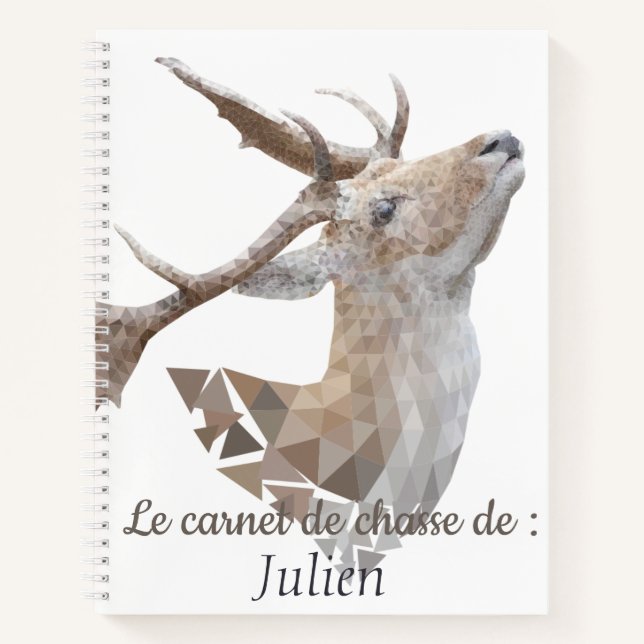 Carnet de chasse notebook (Front)