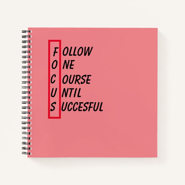 Carnet inspirant notebook (Front)