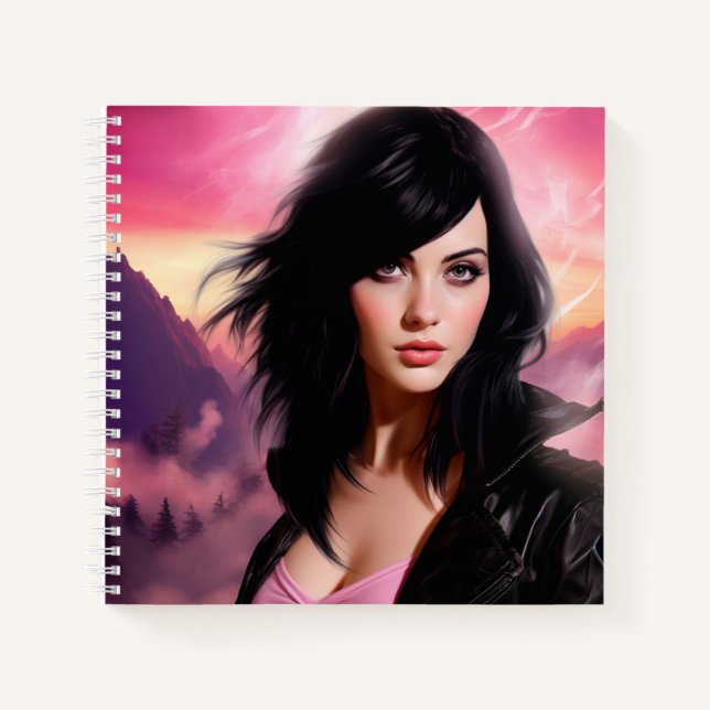 Carnet Radiant Beauty Notebook (Front)