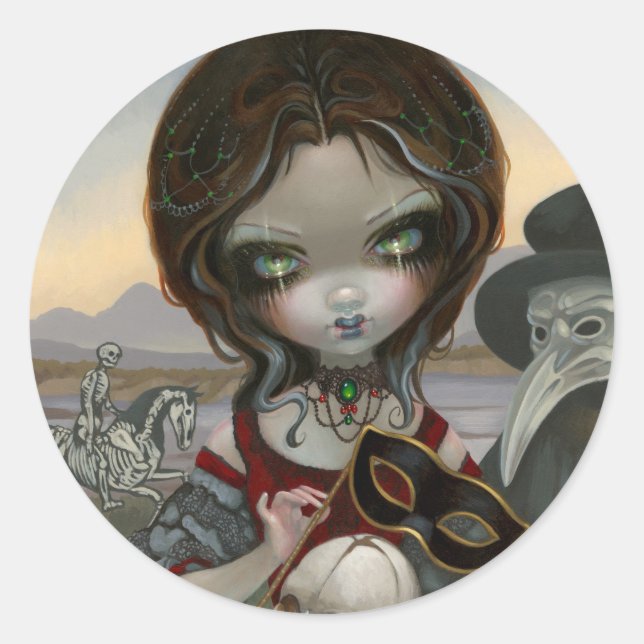 "Carnevale di Morte" Sticker (Front)