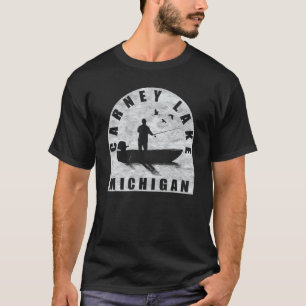 Carney Lake Fishing Michigan T-Shirt