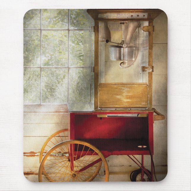 Carnie - The popcorn cart Mouse Mat (Front)
