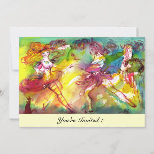 CARNIVAL BALLET / Venetian Masquerade, Dance Music Invitation