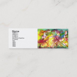 CARNIVAL BALLET / Venetian Masquerade,Dance,Music Mini Business Card