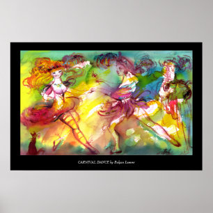 CARNIVAL BALLET / Venetian Masquerade,Dance,Music Poster