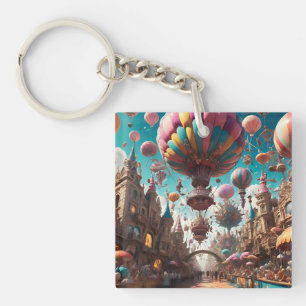 Carnival Balloon Festival  Key Ring