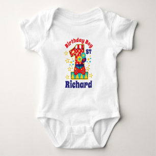 Carnival Birthday First Birthday First Birthday Baby Bodysuit