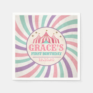 Carnival Birthday Party Napkins