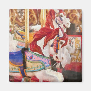 Carnival - Carousel Horses Magnet