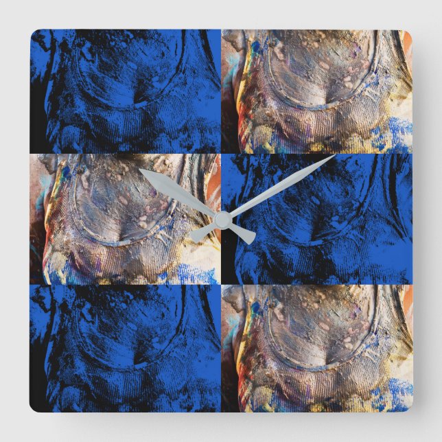 carnival chest square wall clock (Front)