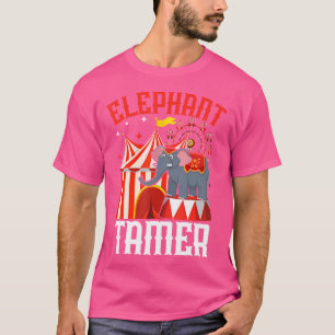 Carnival Circus Animal Trainer Ringmaster Elephant T-Shirt