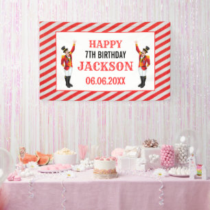 Carnival Circus Birthday Banner