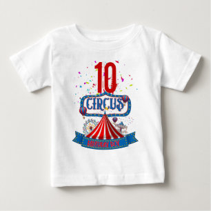 Carnival Circus Party Celebration Age 5 Matching   Baby T-Shirt