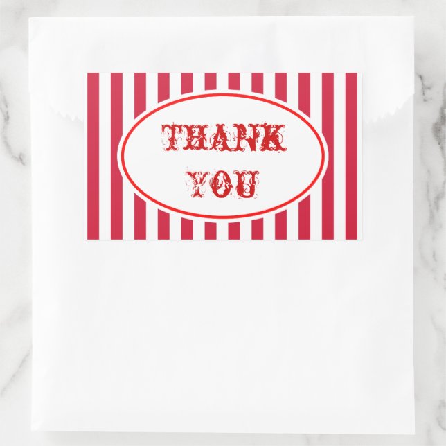 Carnival Circus Party Thank You Stickers (Bag)
