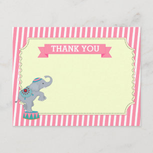 Carnival Circus Thank You Note Cards