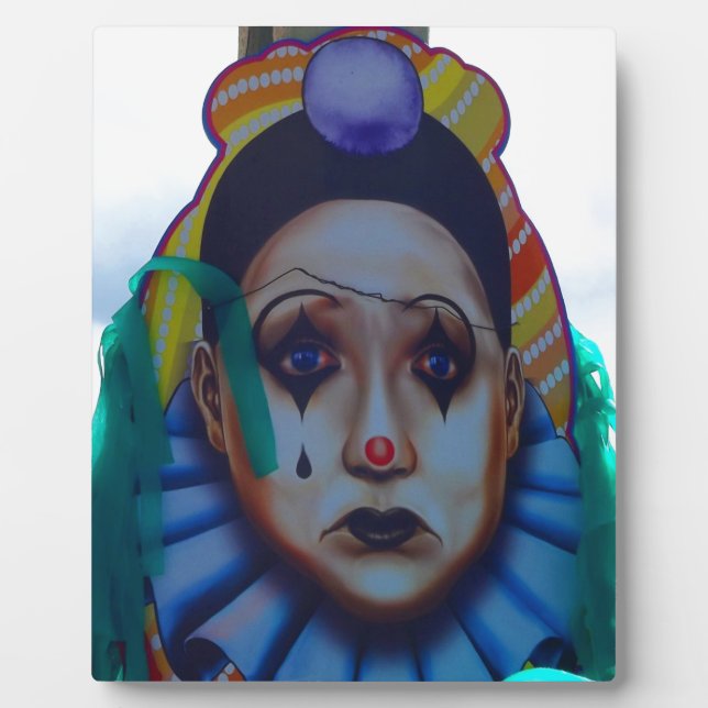 Carnival Clown Design Plaque (Front)